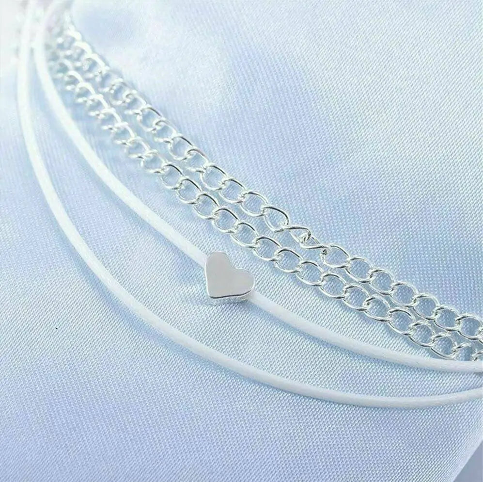 Heart Ankle Bracelet - Assortique Inc.