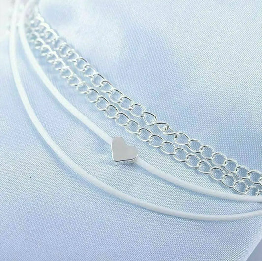 Heart Ankle Bracelet - Assortique Inc.