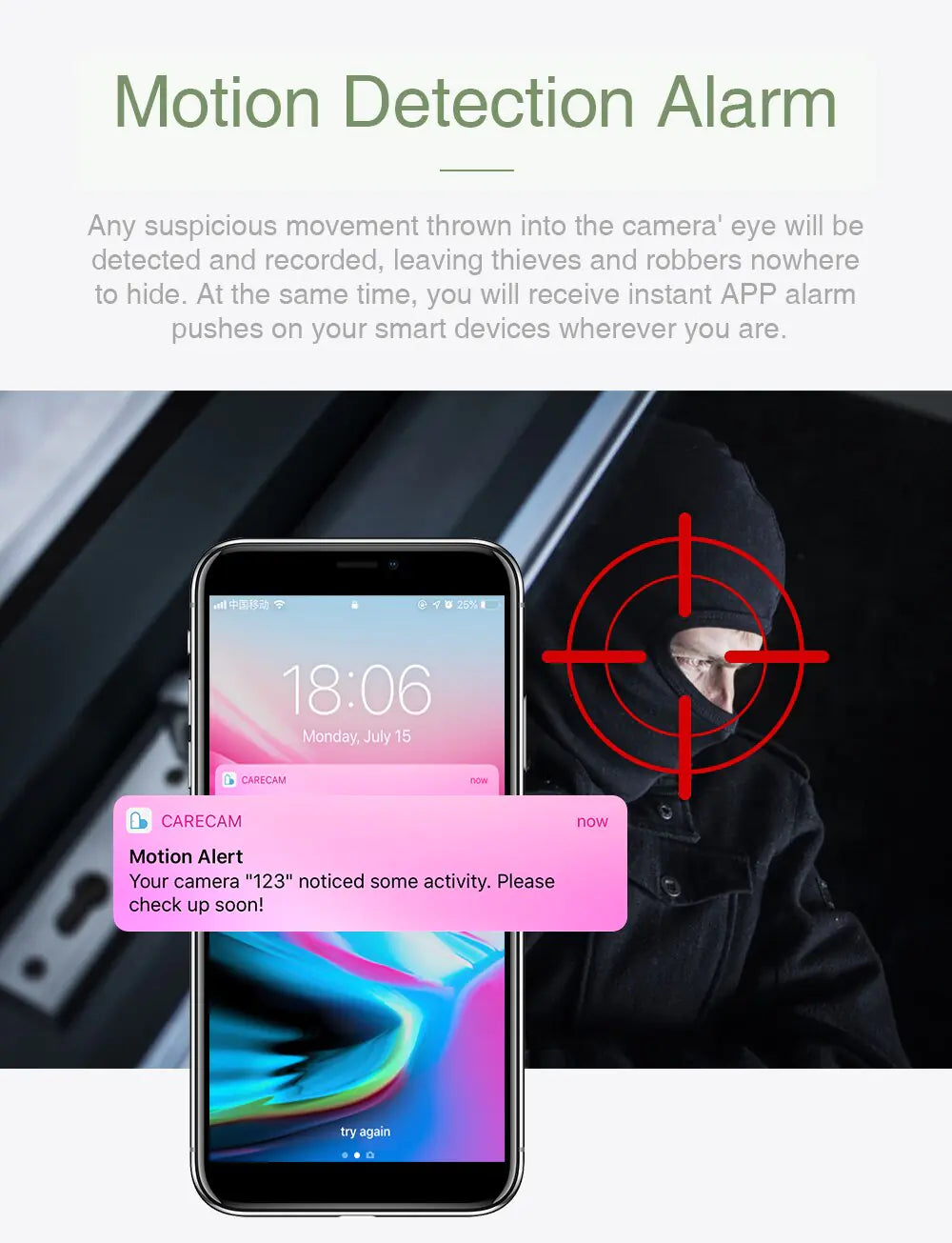 Wireless Camera with Motion Detection - Assortique Inc.